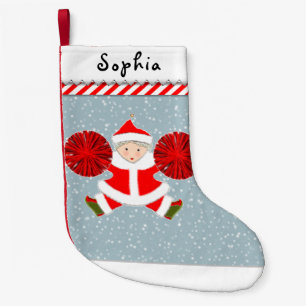Cheerleader Holiday Gifts Small Christmas Stocking
