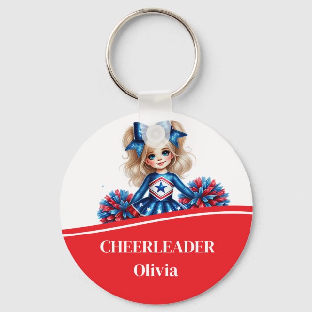 Cheerleader  key ring (Front)