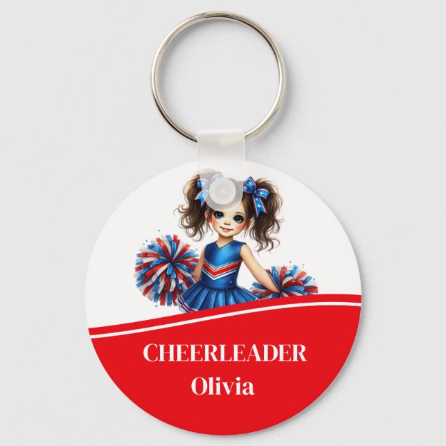 Cheerleader  key ring (Front)