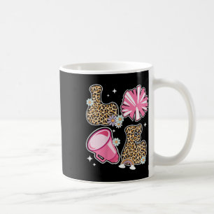 Cheerleader Love Cheerleading Leopard Print Coffee Mug