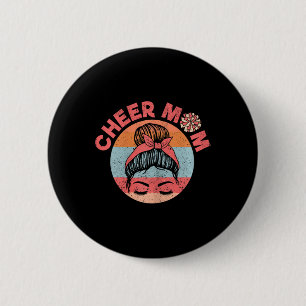 Cheerleader Mother's Day Cheerleading Mum Cheering 6 Cm Round Badge