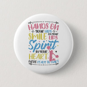 Cheerleader Mum Cheer Coach Women Cheerleader 6 Cm Round Badge