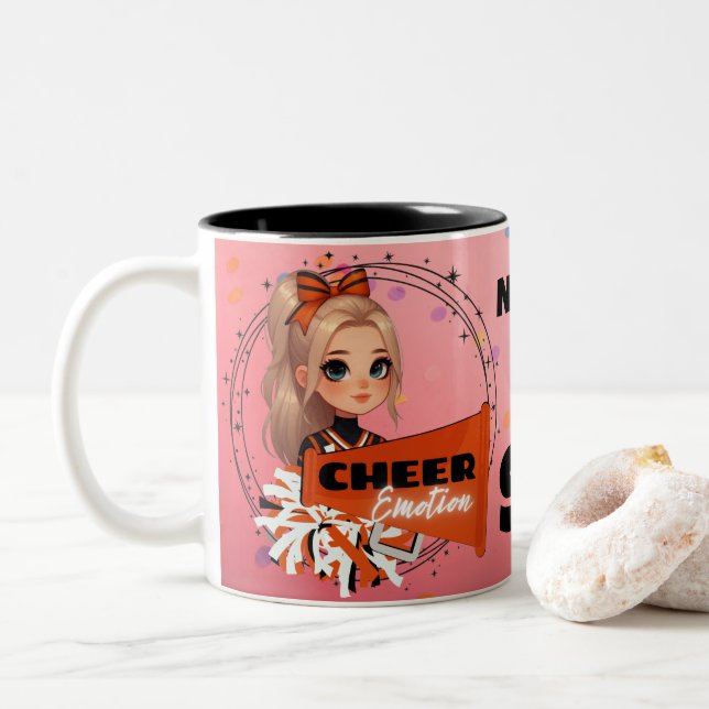 Cheerleader, Never forget that you are Strong mug (With Donut)