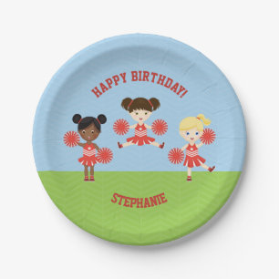 Cheerleader Party Paper Plate