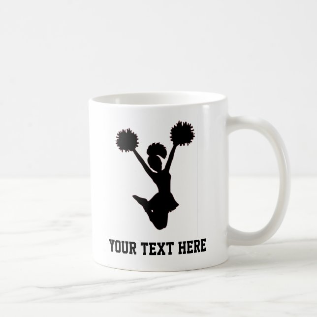 Cheerleader Personalise Coffee Mug (Right)