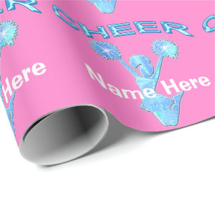 Cheerleader Personalised Wrapping Paper with NAME