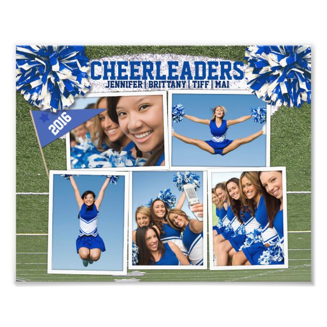 Cheerleader Photo Collage Print (Front)