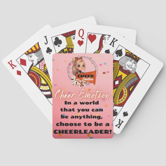 Cheerleader Playing Cards (Back)