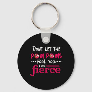 Cheerleader Pom Poms i Am Fierce Deception' Key Ring