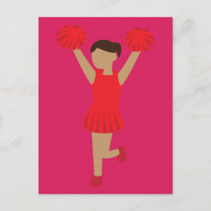 Cheerleader Postcard