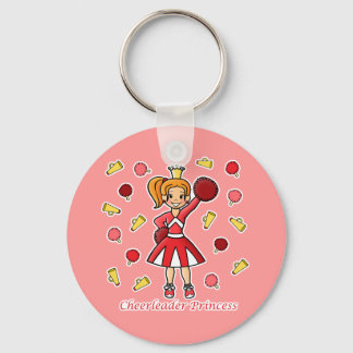 Cheerleader Princess Key Ring