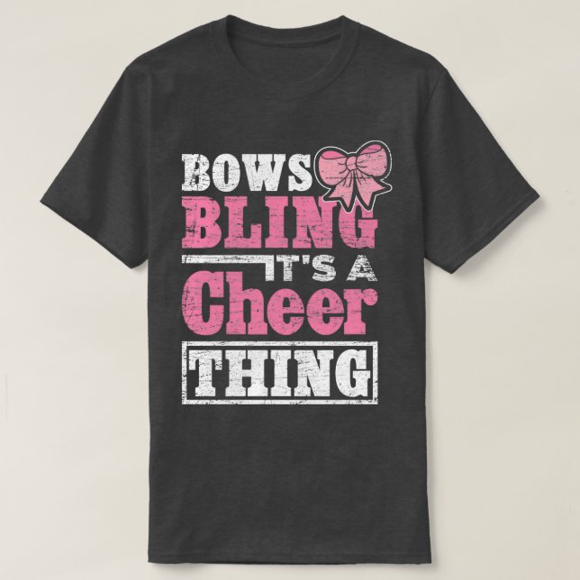 cheerleader ribbon T-Shirt (Design Front)