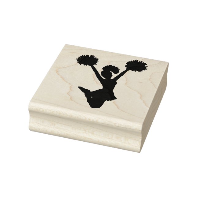 Cheerleader Rubber Stamp (Stamp)