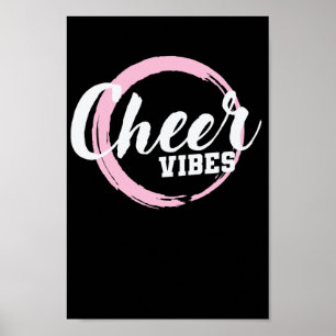 Cheerleader Sport turnen anfeuern Poster