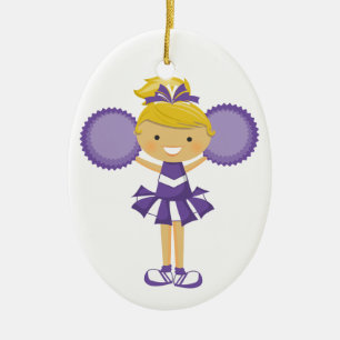 Cheerleader - SRF Ceramic Ornament