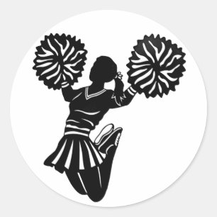 Cheerleader stickers