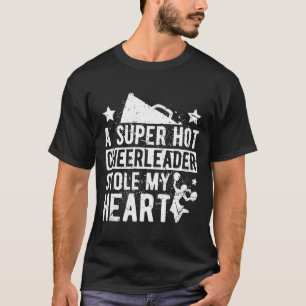Cheerleader Stole My Heart Cheer Boyfriend Of A Ch T-Shirt