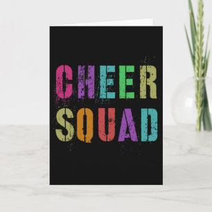 Cheerleader Team Cheer Squad Cheerleading Student Card