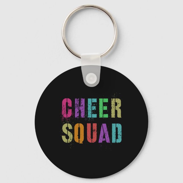 Cheerleader Team Cheer Squad Cheerleading Student  Key Ring (Front)
