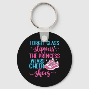Cheerleader The Princess Wears Cheer Shoes Cheerle Key Ring