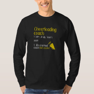 Cheerleader Trainer Coaches Cheerleading Coach Def T-Shirt