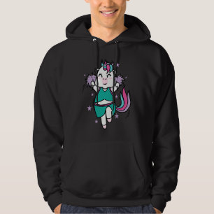 Cheerleader Unicorn fabulous Sports Hoodie