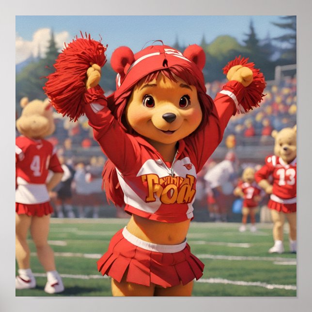 Cheerleader Winnie the Pooh 1 Poster (Front)