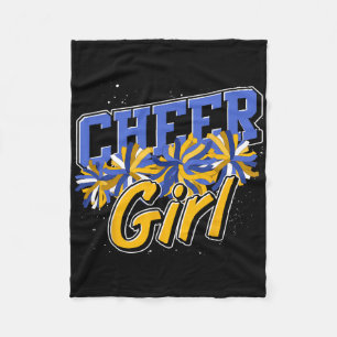 Cheerleader Women Cheer Practice Girls Cheering Ch Fleece Blanket
