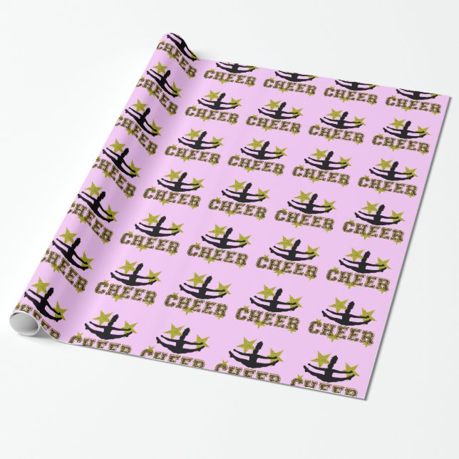 Cheerleader  wrapping paper (Unrolled)