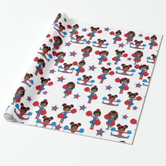 Cheerleader Wrapping Paper, Glossy Wrapping Wrapping Paper