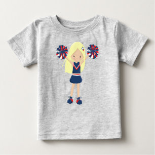 Cheerleaders, Cheerleading, Cute Girl, Blonde Hair Baby T-Shirt