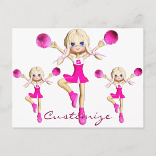 Cheerleaders Gonna Cheer Thunder_Cove Postcard