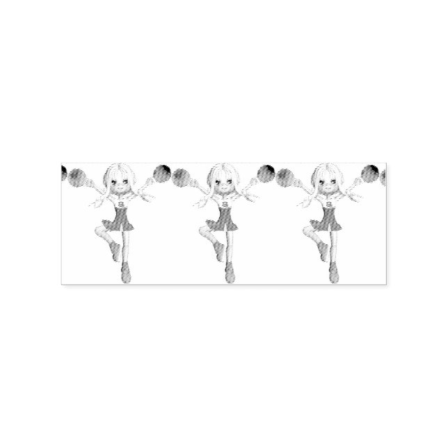 Cheerleaders Gonna Cheer Thunder_Cove Rubber Stamp (Imprint)