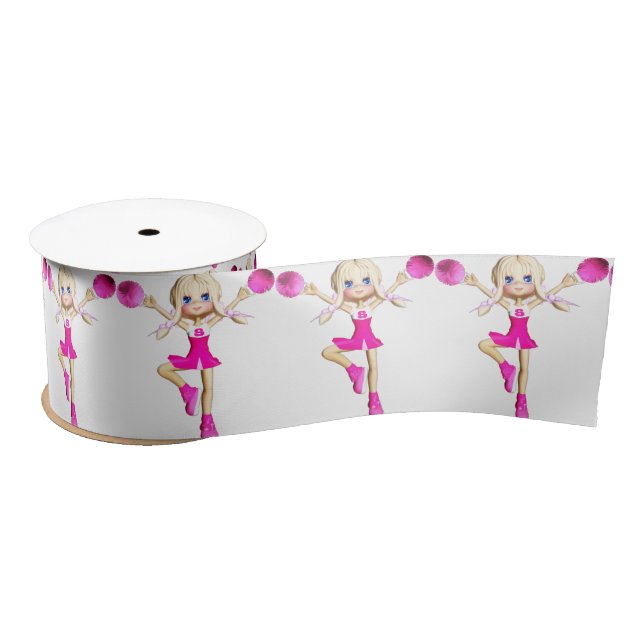 Cheerleaders Gonna Cheer Thunder_Cove Satin Ribbon (Spool)