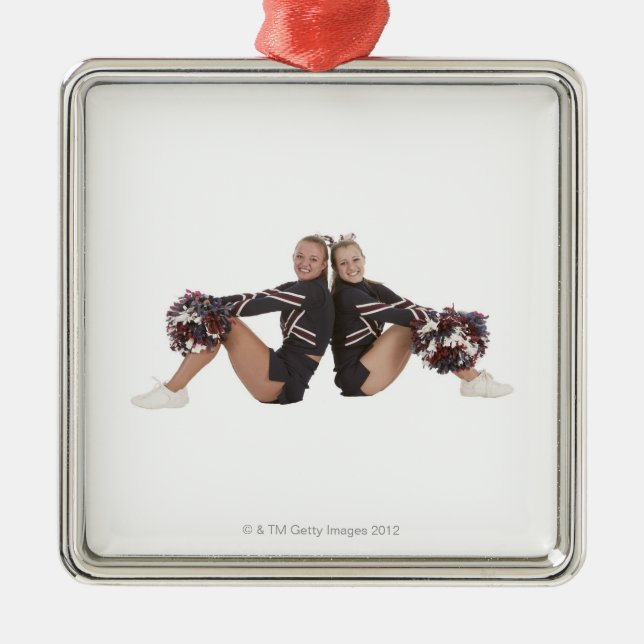 Cheerleaders Metal Ornament (Front)