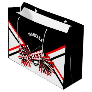 Cheerleaders - Red, Black, White - Large Gift Bag