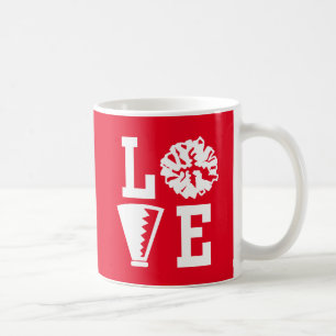 Cheerleader's, Red Love Mug