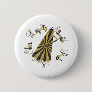 Cheerleading 6 Cm Round Badge
