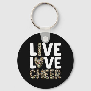 Cheerleading Art For Women Girls Cheer Squad Cheer Key Ring