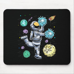 Cheerleading Astronaut Cheerleader Cheer Flyer Boy Mouse Pad