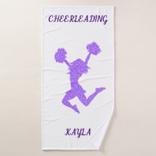 Cheerleading bath towel. towel