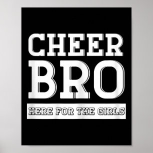 Cheerleading Brother Shirt Boys Cheerleader Cheer Poster