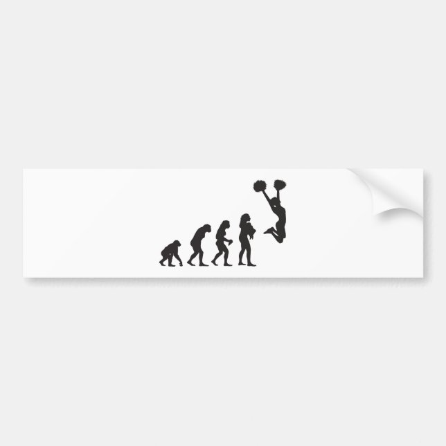 Cheerleading Bumper Sticker (Front)