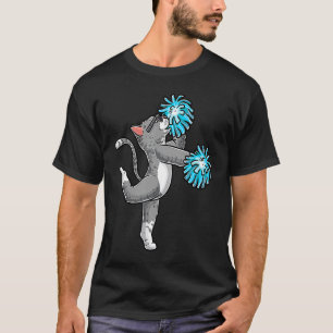 Cheerleading Cat Cheerleader Cheer Flyer Cheerlead T-Shirt