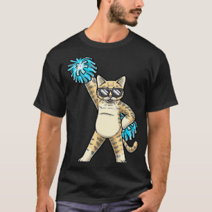 Cheerleading Cat Cheerleader Cheer Flyer Cheerlead T-Shirt