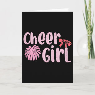 Cheerleading Cheer Girl Cheerleader Girls Kids You Card