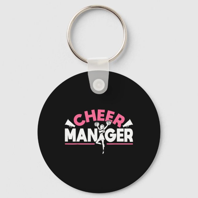 Cheerleading Cheer Manager  Key Ring (Front)
