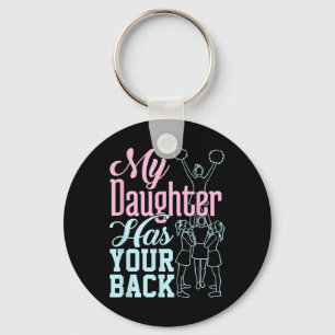Cheerleading Cheer Mum Ckspot - My Daughter Has Yo Key Ring