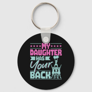 Cheerleading Cheer Mum Ckspot - My Daughter Has Yo Key Ring