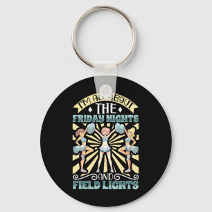 Cheerleading Cheer Quote Footll Stadium Dance Pom  Key Ring